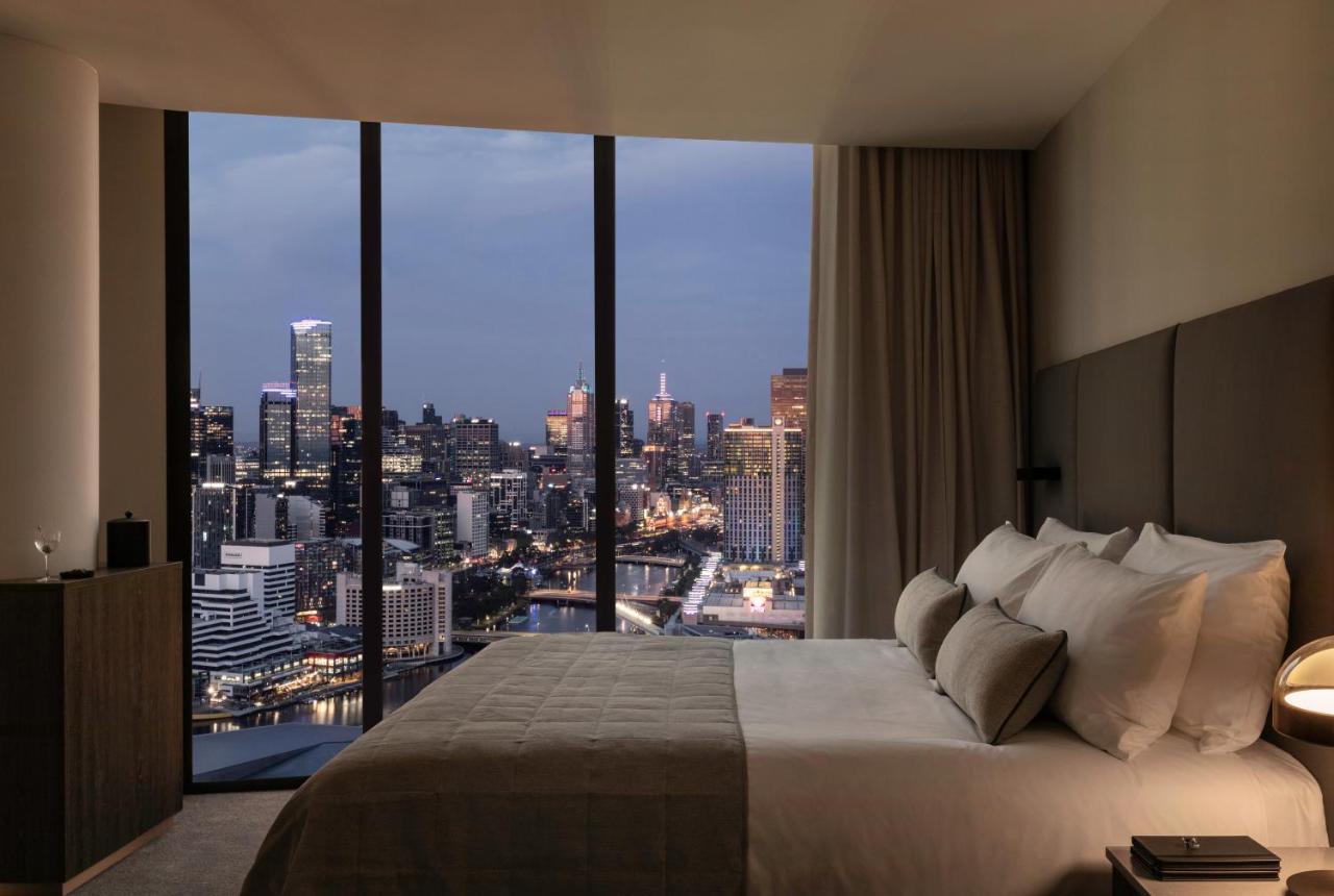 Aparthotel Oakwood Premier Melbourne Exteriér fotografie The bedroom of a typical apartment