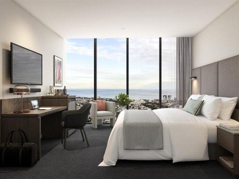 Aparthotel Oakwood Premier Melbourne Exteriér fotografie A typical guest room