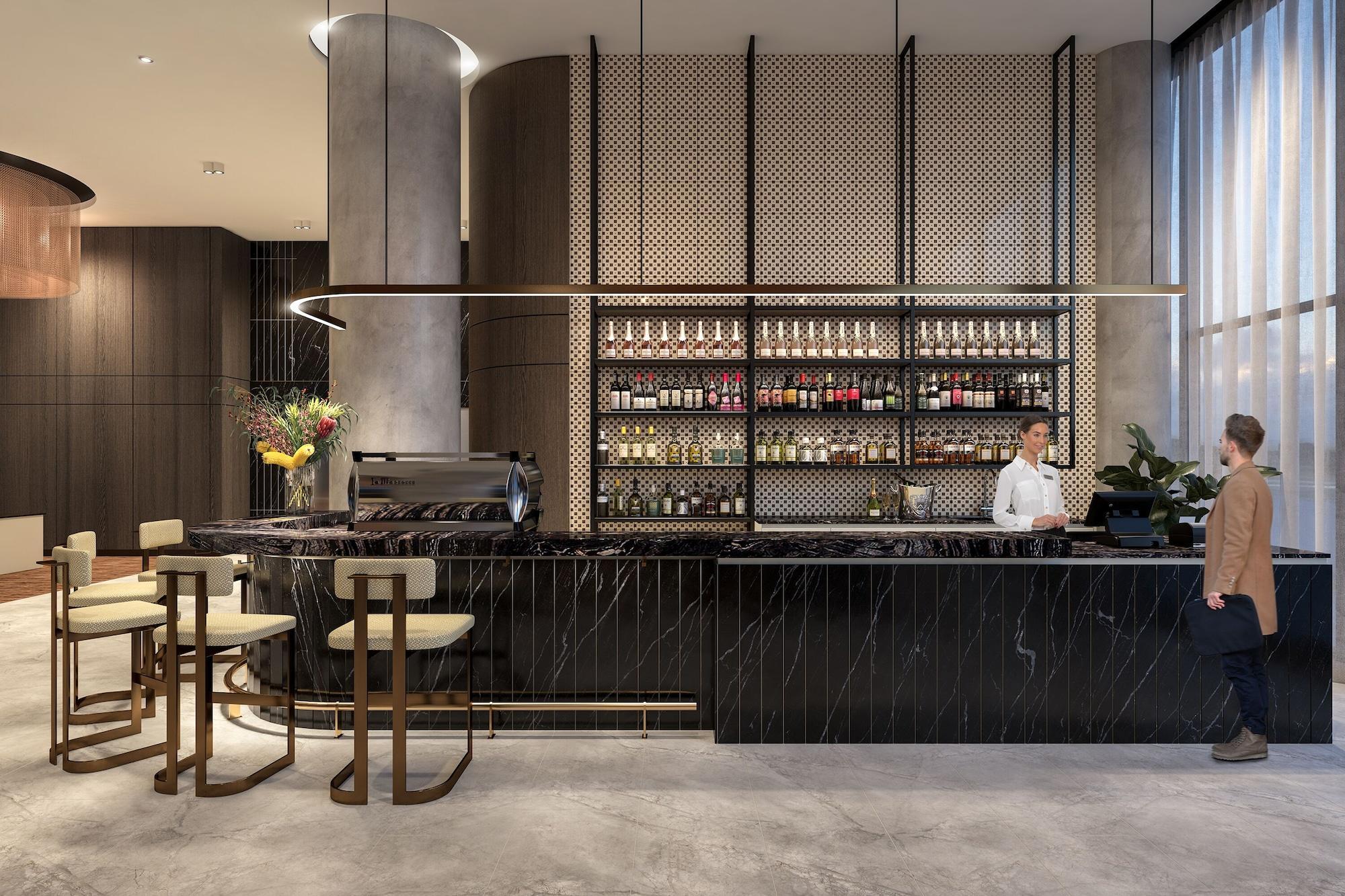 Aparthotel Oakwood Premier Melbourne Exteriér fotografie The Bar